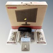 A 15 inch HD 154 LED monitor,