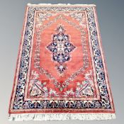 A Tabriz rug 187 cm x 118 cm