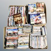 Four boxes of dvds various
