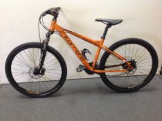 A Carerra Vengence front suspension mountain bike