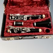 A four-piece Boosey and Hawkes Regent clarinet in fitted case