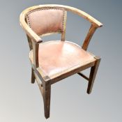 A 1930's tub chair