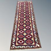 An Afghan/Caucasian runner,