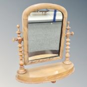 A Victorian toilet mirror