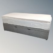 A 3' storage divan with cantilever top,