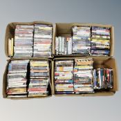 Four boxes of approximately 200 pc games