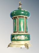 A vintage Reuge Swiss cigarette carousel music box