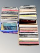 Three boxes of vinyl records,