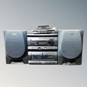 A Sony C20 hifi system with speakers and remote