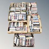 A pallet of six boxes of DVD's various