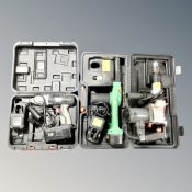 A box of Challenge cordless lopper cased,