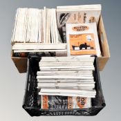 Two boxes of mid century motor shipping magazines