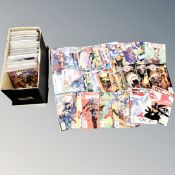 A box of approximately two hundred comics, X-factor, Spectacular Spiderman, Ultimate Spiderman,