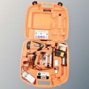 A Paslode impulse IM 65 F16 nail gun cased