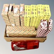 A box of thirteen assorted vignal, Hella,