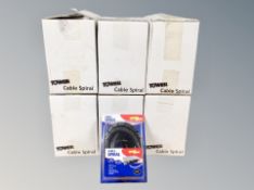 24 tower cable spirals, length 2m,