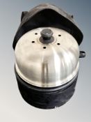 A portable BBQ in carry bag.