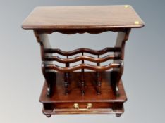 An eastern hardwood Victorian style magazine table