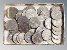 Approximately fifty mixed crowns