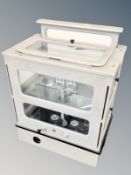 A set of precision micro scales in case