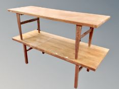Two 20th century Danish teak coffee tables