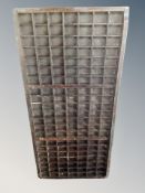 A printers type tray.