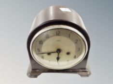 A Bakelite cased Enfield mantel clock.