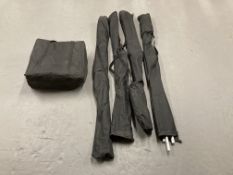 Five cased parts of a gazebo CONDITION REPORT: contents unknown