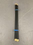 A bundle of drain rods.