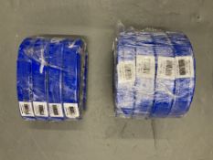 Eight lay flat hoses,