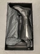 A pair of Duo boots : Musgrave, black leather, UK size 4,