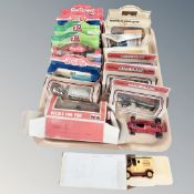 A tray of boxed die cast vehicles including Days Gone