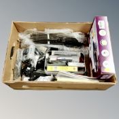 A box of boxed LED helmet magnifier,