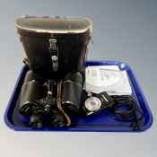 A set of Turner's 10 x 50 field glasses in case and a Canon Isus digital camera