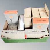 A quantity of boxed Ekco hot plates.