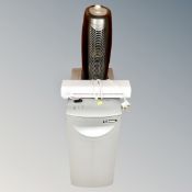 A Fellows SB-95C paper shredder, three speed air purifier,