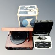 A retro style music centre,