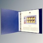 A Royal Family of Queen Elizabeth II stamp collection in album