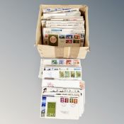 A box of first day covers going back to the 1960's