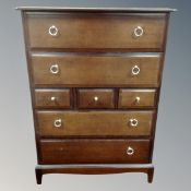 A Stag Minstrel seven drawer chest