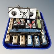 A quantity of die cast rolling stock,