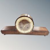 Two oak cased 1930's mantel clocks