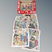 A box of 1980's and later 2000 AD comics