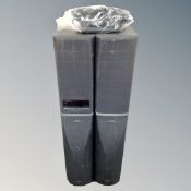 A Sony SA-VA150 home theatre active speaker system with leads and remote