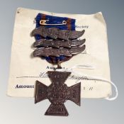 A copy of a Methodist Missionary Society medal