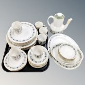 Thirty-nine pieces of Royal Doulton Tapestry tea and dinner ware