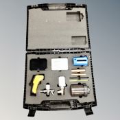 A gas fitter's kit in case