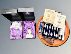 An oriental circular lacquer tray, a T G Green blue and white rolling pin,