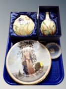 Two boxed Tupton Ware vases,