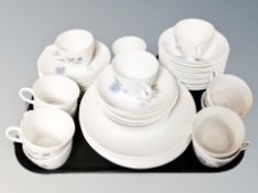 A Wedgwood Ice Rose tea set